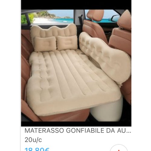 INFLATABLE CAR MATTRESS